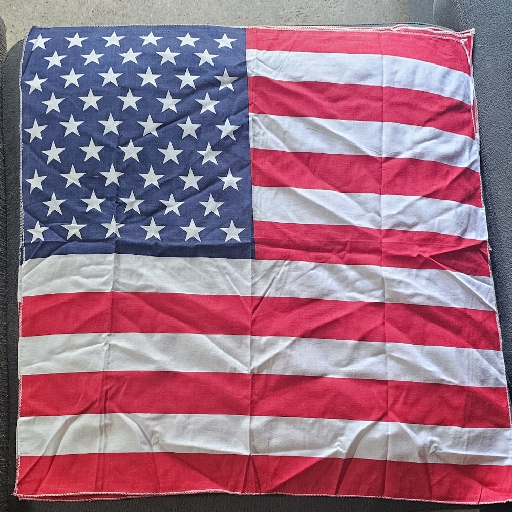 Patriotic American Flag Bandanas Set Of Four